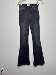 FRAME schwarze Le High Flare Jeans Damen 24 - Bild 1 von 4