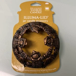 (NEW) Yankee Candle Scarecrow ILLUMA-LID Jar Candle Accessory RETIRED HTF 2007 - Picture 1 of 4
