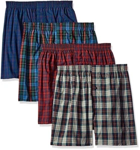 Fruit of the Loom Men's Premium Woven Boxer (4 Pack) - Picture 1 of 9