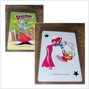 Vintage 1987 Disney Who Framed Roger Rabbit Jessica Rabbit Star Card RARE!!! - Picture 1 of 4