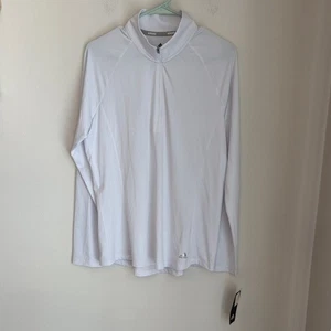 Adidas Golf 1/4 zip quarter zip breathable UPF 50 women’s Pullover large NWT - Picture 1 of 9