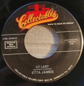 Etta James "At Last / My Dearest Darling"  VG+ - Picture 1 of 3