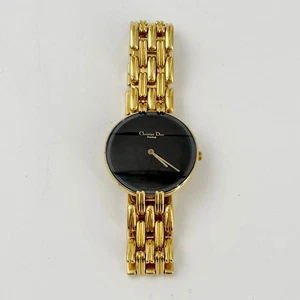 CHRISTIAN DIOR D46-154-4 Bakira Black Moon Watch Quartz Women's Watch from japan - Picture 1 of 16
