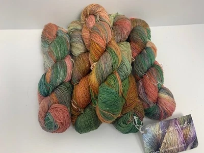 Cornelia Tuttle Hamilton SHAMAN 100% Raw Silk (5) 50g Hanks, SUMMER - Image 1 of 4