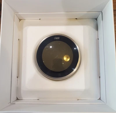 Google Nest 3rd Gen Smart Learning Thermostat - Stainless Steel (T3007ES) - Image 1 of 3