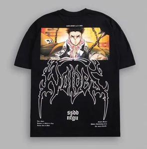 XL Darc Sport x Demon Slayer Gyomei Premium Oversized Tee Black - Picture 1 of 2