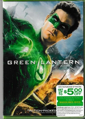 Green Lantern (DVD,2011,WS) stars Ryan Reynolds & Blake Lively!  NEW! Green Case - Image 1 of 2