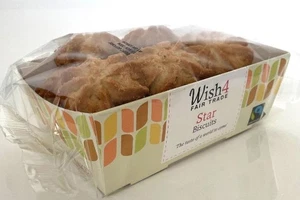 Wish4 Fairtrade Sternkekse 220g x12 - Bild 1 von 4