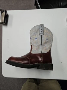 Ariat Heritage Starred Roper Boot Damen US 11B Blau Westernstiefel  - Bild 1 von 6