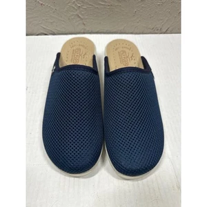 Zuecos Fly Flot Made in Italy para mujer de malla azul mulas anatómicos anti golpes talla 8 - Imagen 1 de 4