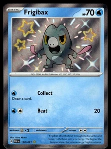 Frigibax Shiny 128/091 SV: Paldean Fates Pokemon - Picture 1 of 2