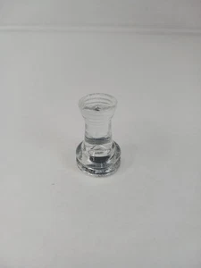 Clear Glass Rook Chess Game Piece, 1-13/16" high x 1-1/8" wide Replacement Piece - Picture 1 of 1