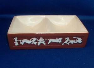 Bandeja de escritorio de cerámica Art Deco vintage Kathi Urbach Valet Goldscheider EE. UU. Zodiaco - Imagen 1 de 9