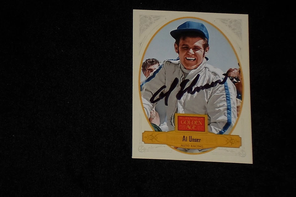 AL UNSER 2012 PANINI GOLDEN AGE SIGNED AUTOGRAPHED CARD #122 RACING LEGEND - Image 1 of 1