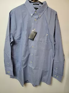 UltraClub Whisper Elite Twill solides Herrenhemd - blau - Medium - Bild 1 von 7
