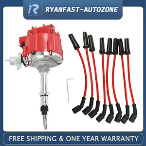 Distributor&Ignition Wires for Chevrolet Inline 292 250 230 GMC Trucks L6 78-85 - Picture 1 of 24