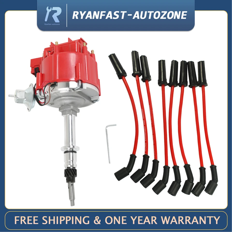 Distributor&Ignition Wires for Chevrolet Inline 292 250 230 GMC Trucks L6 78-85 - Image 1 of 4