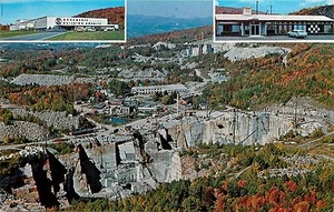 Cantera de granito Rock of Ages Barre Vermont VT postal más grande del mundo - Imagen 1 de 2