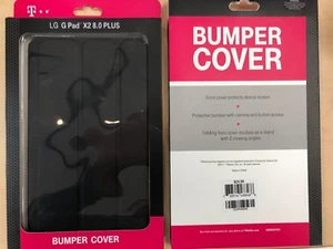 NUEVA T-Mobile LG G PAD X2 8.0 Plus Funda Parachoques - NEGRA  - Imagen 1 de 4