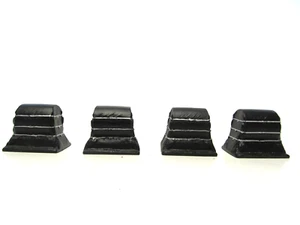 4 cargas de bobina negra resina escala 1/64 DCP PRIMERA MARCHA (cargas de tren HO)   - Imagen 1 de 3