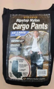 Stearns Dry Wear Ripstop Regenhose Nylon schwarz Outdoor Herren XXLarge 2x - Bild 1 von 7