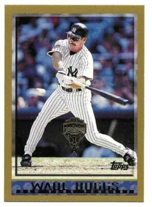 CARTOLINA INAUGURALE WADE BOGGS 1998 TOPPS DIAMONDBACKS QUASI NUOVA + CONDIZIONI - Foto 1 di 2