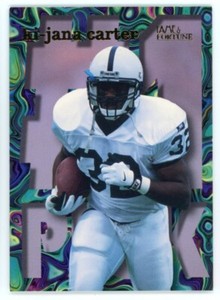 1995 Signature Rookies Fame and Fortune #1 Pick #P2 Ki-Jana Carter 