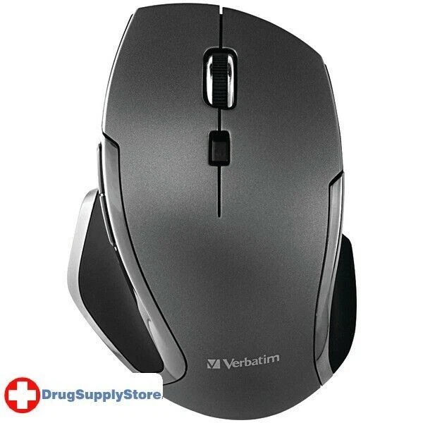 PE Wireless Notebook 6-Button Deluxe Blue LED Mouse (Graphite) - Image 1 of 1