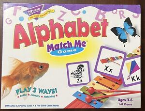“Alphabet Match Me” Educational Board Game By Trend. Complete & Great Condition