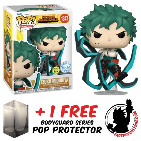 FUNKO POP VINYL MY HERO ACADEMIA IZUKU DEKU BLACKWHIP GLOW #1347 EXCLUSIVE Cover