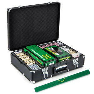 600-Piece Poker Chip Set 14 Gram Claytec Chips w/Carrying Case, 6 Decks of Cards - Picture 1 of 9