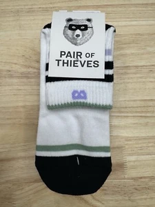 Neu mit Etikett 3 Paar Diebe gestreifte tief geschnittene Herrensocken Schuhgröße 6-12 - Bild 1 von 4