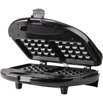 Black Non-Stick Dual Waffle Maker by Brentwood TS-243 - Изображение 1 из 4
