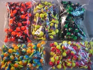 Set 100 NUOVE TESTE GALLEGGIANTI JIG 3/8 TAGLIA 1 WALLEYE #3 - Foto 1 di 11