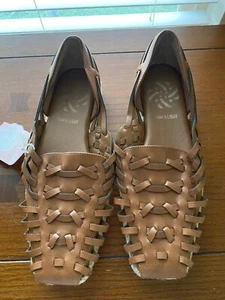 Sam & Libby Brown Asha Espadrille Saddle Slip On Shoes Women Size 8 NWT - Picture 1 of 8