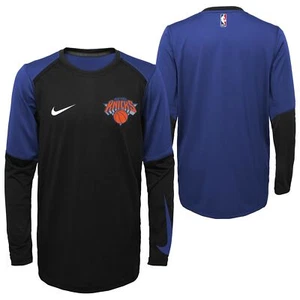 Nike NBA Youth Boys New York Knicks Dry Top Long Sleeve T-Shirt - Picture 1 of 7