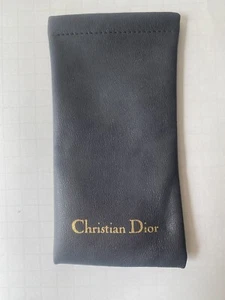Christian Dior Soft Sunglasses Case, Gray, Made In Italy, Vintage - Picture 1 of 12