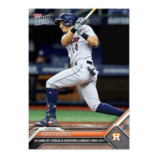 Mauricio Dubón - 2023 MLB TOPPS NOW Card 191 - 20 Game Hit Streak
