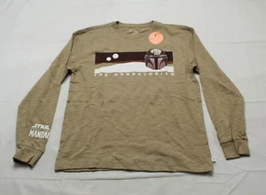 Gap Kid's Star Wars The Mandalorian Organic Cotton T-Shirt LV5 Khaki Size 2XL - Picture 1 of 5