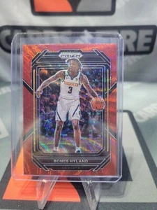 2022-23 Panini Prizm BONES HYLAND RED WAVE PRIZM Nuggets Clippers #27 - Picture 1 of 2