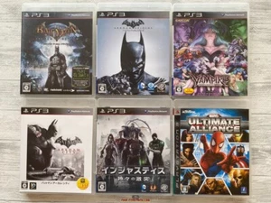 SONY PS3 Batman & Injustice & Vampire Resurrection & Marvel Ultimate Alliance - Picture 1 of 14