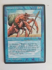 Homarid Warrior Fallen Empires set SIGNED by Daniel Gelon MTG Magic