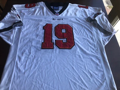 Camiseta deportiva 100 % auténtica Adidas Keyshawn Johnson #19 Tampa Bay Bucaneers talla 56 Foto 1 de 4