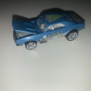 HOT WHEELS 67 CAMARO CHRIS STANGLER CUSTOM SANTA MERRY CHRISTMAS blau - Bild 1 von 12
