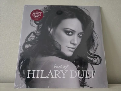 Hilary Duff Best Of Hilary Duff Purple & Black Swirl Vinyl LP NEW SEALED Foto 1 de 4
