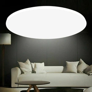LED Deckenleuchte Ultraflach 50W 60W Deckenlampe Wohnzimmer Schlafzimmer Rund DE - Bild 1 von 18