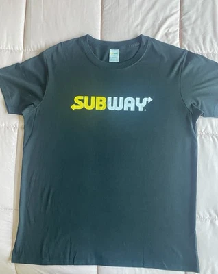 NUEVA Camiseta Subway Sandwich Logo Cuello Redondo Manga Corta Unisex XL Foto 1 de 2