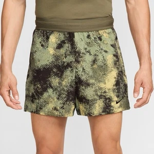 Nike Flex Rep Dri-Fit 5” Unlined Shorts Sz Medium FZ0740-386 Green Black Camo - Picture 1 of 5