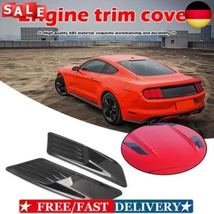 2 szt. Okap samochodowy Otwory wentylacyjne Wlot powietrza do Ford Mustang 2015-2017 (włókno węglowe) D - Zdjęcie 1 z 9