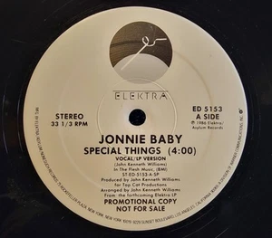 Jonnie Baby - Special Things - OG 1986 Promo - Rare Soul Funk - VG++ - Picture 1 of 2